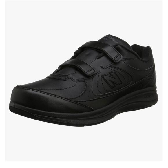 NEW BALANCE MEN'S HOOK AND LOOP 577 Walking Shoe Size 10.5 Black‎ - Picture 1 of 10